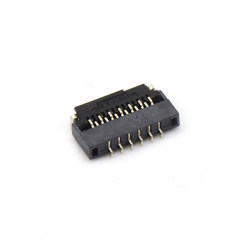 Pitch 0.30mm 90°H1.00mm 卧式下接前掀盖 SMT型 FPC
